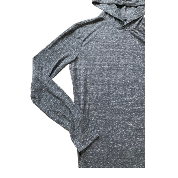 BLUENOTES Hooded Lounge/Everyday Top With Long Sleeves Grey Size Small - Picture 3 of 9